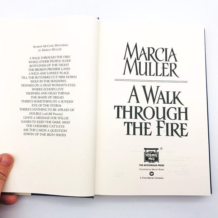 A Walk Through The Fire HC Marcia Muller 1999 Hawaii Movie Set 1st Edition 7