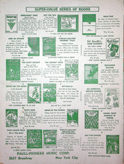 Sheet Music I Wuv A Wabbit Milton Berle Ervin Drake Paul Martell 1945 WW2 Song 3