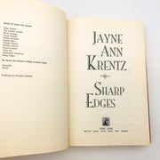Sharp Edges Hardcover Jayne Ann Krentz 1998 Art Collection Mystery Death 1st Ed 7