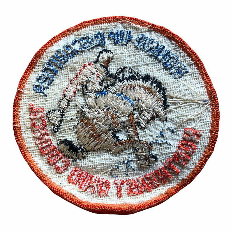 Boy Scouts Round-Up Recruiter Northeast Ohio Council Patch Rodeo Bronco Insignia 2