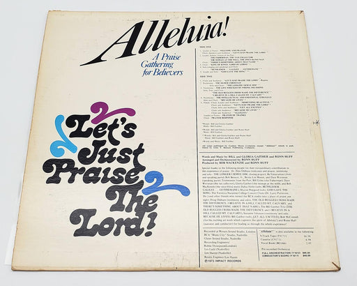 Bill & Gloria Gaither Alleluia! Gathering for Believers 33 RPM LP Record 1973 2
