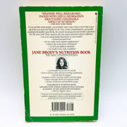 Jane Brodys Nutrition Book Paperback Jane Brody 1987 Nutrition Diet Updated Ed 2