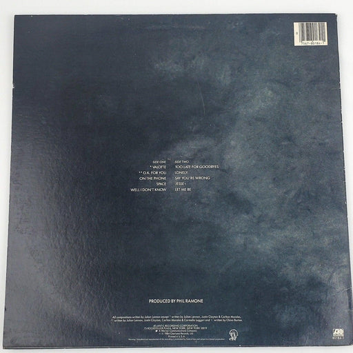 Julian Lennon Valotte Record 33 RPM LP 80184-1 Atlantic Records 1984 2