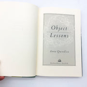 Object Lessons Hardcover Anna Quindlen 1991 Coming Of Age 1960s New York City 8