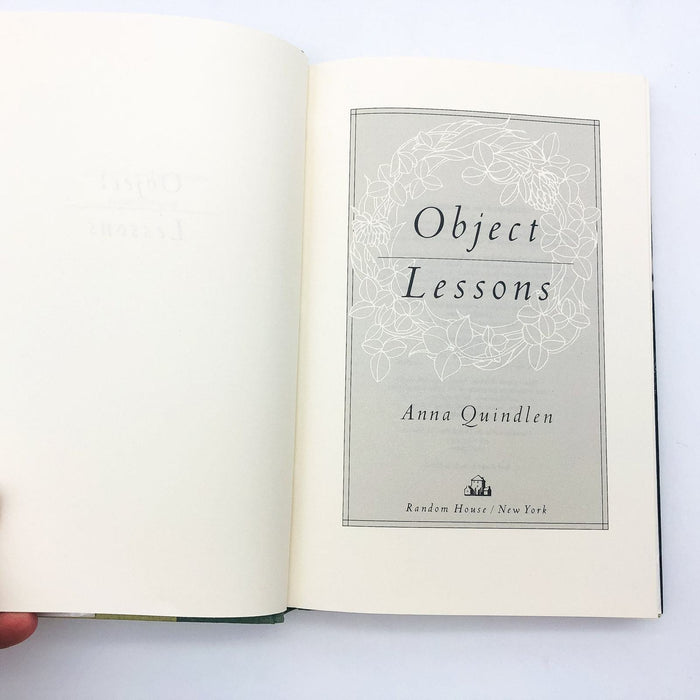 Object Lessons Hardcover Anna Quindlen 1991 Coming Of Age 1960s New York City 8