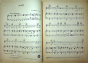 Sheet Music Maria Irving Berlin 1928 Standard Edition Fox Trot Piano Music 2
