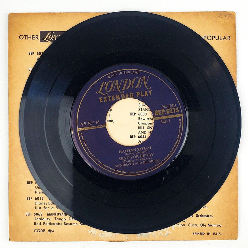 Ted Heath At The London Palladium Vol 3 Part 2 Record 45 RPM EP BEP 6273 London 4