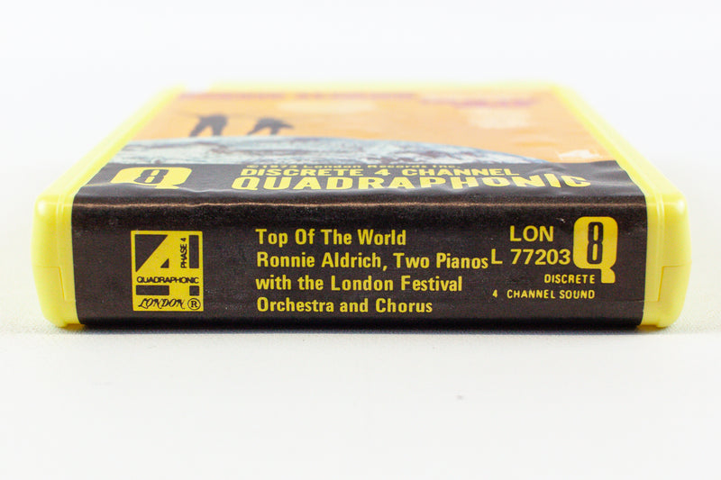 Ronnie Aldrich And His Two Pianos: Top Of The World Quad 8 Track w/ Sleeve