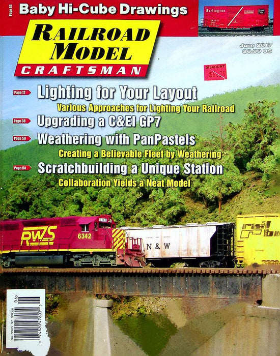 Railroad Model Craftsman Magazine June 2017 Vol 86 No 6 Upgrade C&EI GP7