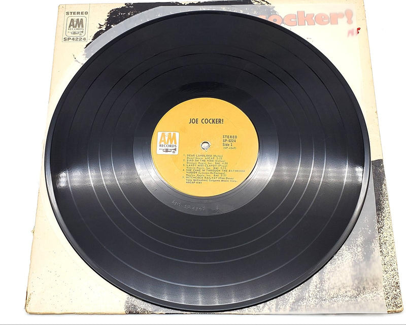 Joe Cocker Joe Cocker! LP Record A&M 1969 SP-4224 Terre Haute Pressing 5