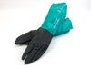 Chemical Resistant Work Gloves 13" Small Nitrile 12 Pair Full Grip Coated Ansell 1