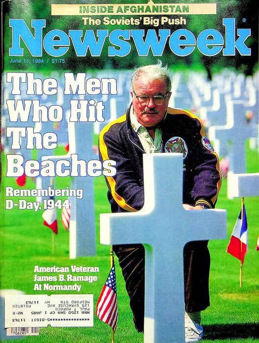 Newsweek Magazine June 11 1984 40 Years After Normandy WW2 Rememered Afghanistan