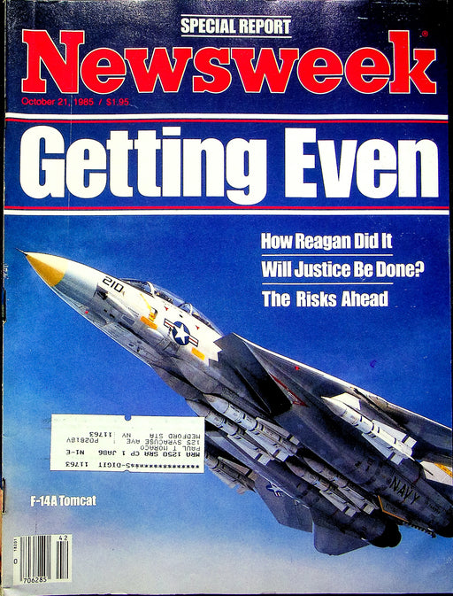 Newsweek Magazine October 21 1985 Italian Liner Hijacked Mohamed Al Fayed Wealth 1