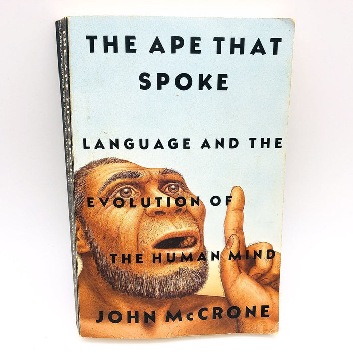 The Ape That Spoke Paperback John McCrone 1990 Human Evolution Language Brain 1