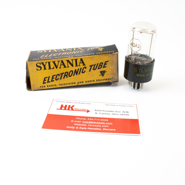 Sylvania: 40A1 Electronic Vacuum Tube Bulb | Vintage | NOS | Set of 3