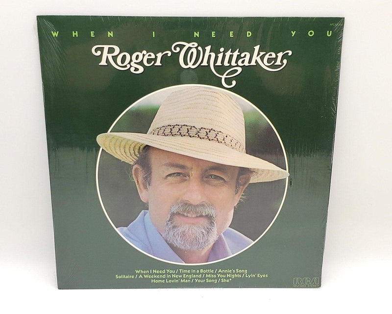 Roger Whittaker When I Need You 33 RPM LP Record RCA Victor 1979 AFL1-3355 1