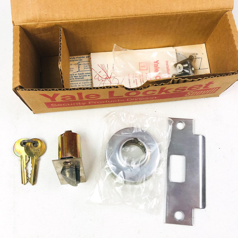 Yale Classroom Utility Lockset BR 5308 380AN 26D Satin Chrome New Old Stock NOS 12