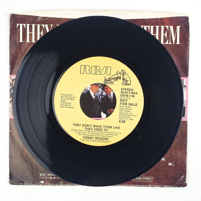 Kenny Rogers They Don't Make Them Like They Used To Record 45 Single RCA Promo 3