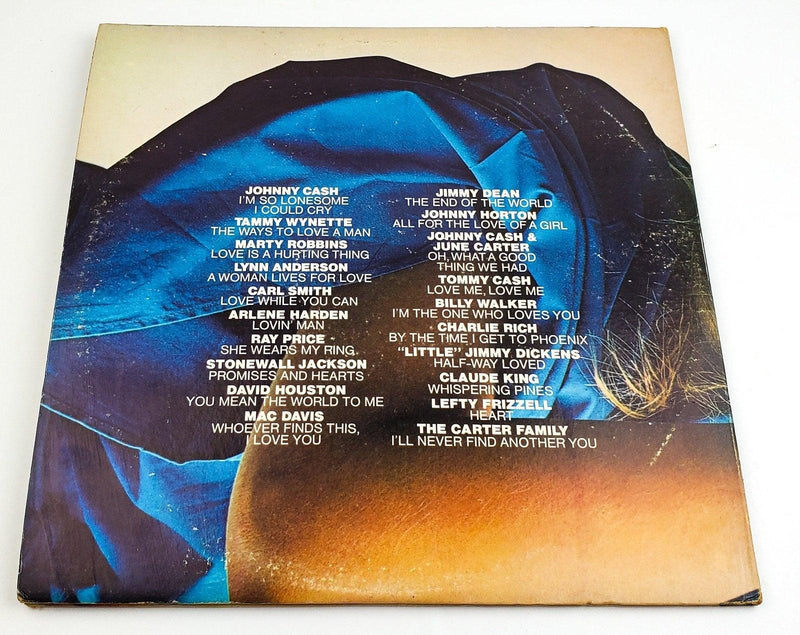 Various Country Love 33 RPM Double LP Record Columbia G 30326 2