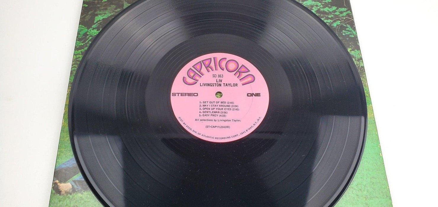 Livingston Taylor LIV Record 33 RPM LP SD 863 Capricorn Records 1971 4