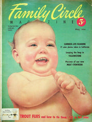 Family Circle Magazine May 1954 California Summer Fashion Yellowstone Cookbook 1