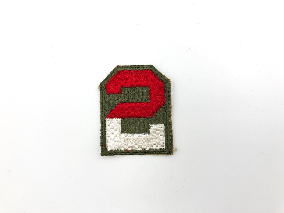 US 2nd Army Patch Insignia Ranger School Training Two Red White Military