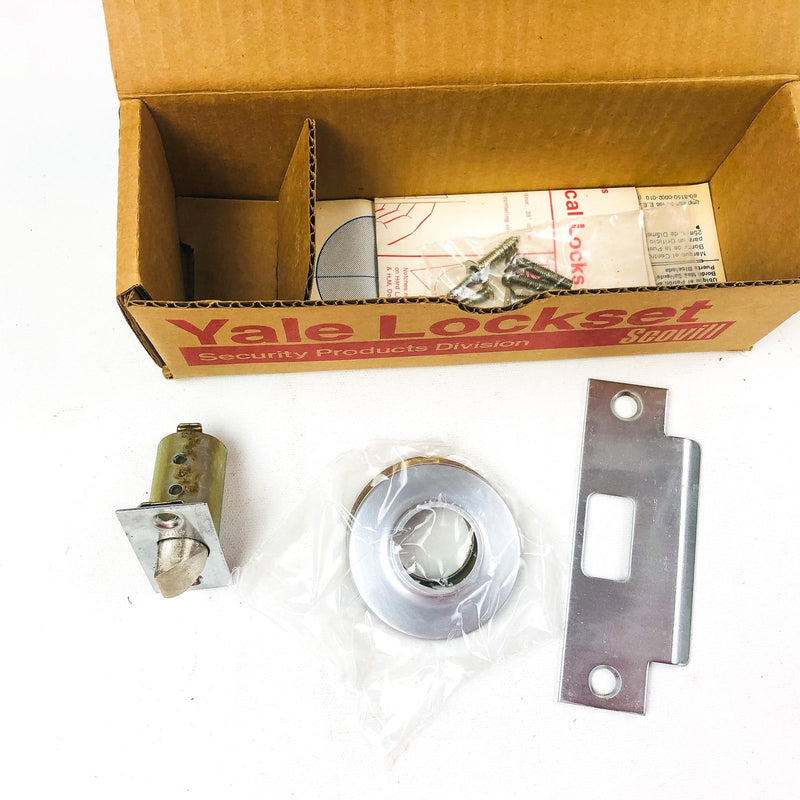 Yale Passage Closet Door Knob BR5301 380BN 26D Satin Chrome New Old Stock NOS 12