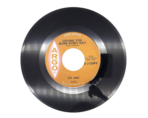Etta James Loving You More Every Day 45 RPM Single Record Argo 1964 PROMO 5465 1