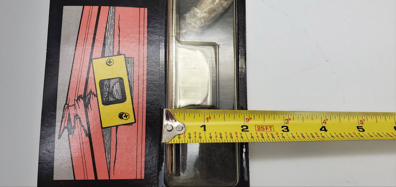 Deadbolt Security Strike Plate Box Bronze Finish Mag Security 747-BN NOS