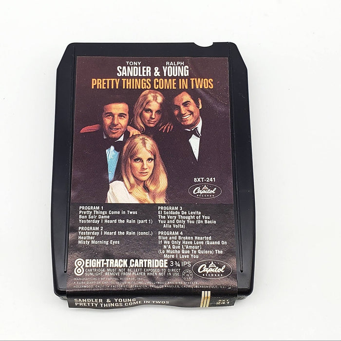 Sandler & Young Pretty Things Come In Twos 8-Track Tape Album Capitol 8XT-241