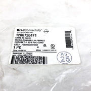 Brad Connectivity 1200720471 Micro-Change 5P Female Cordset 6' 22-5 PVC Cord 5