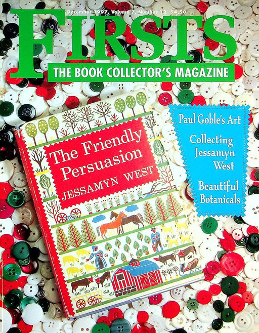 Firsts Magazine December 1997 Vol 7 No 12 Collecting Jessamyn West 1