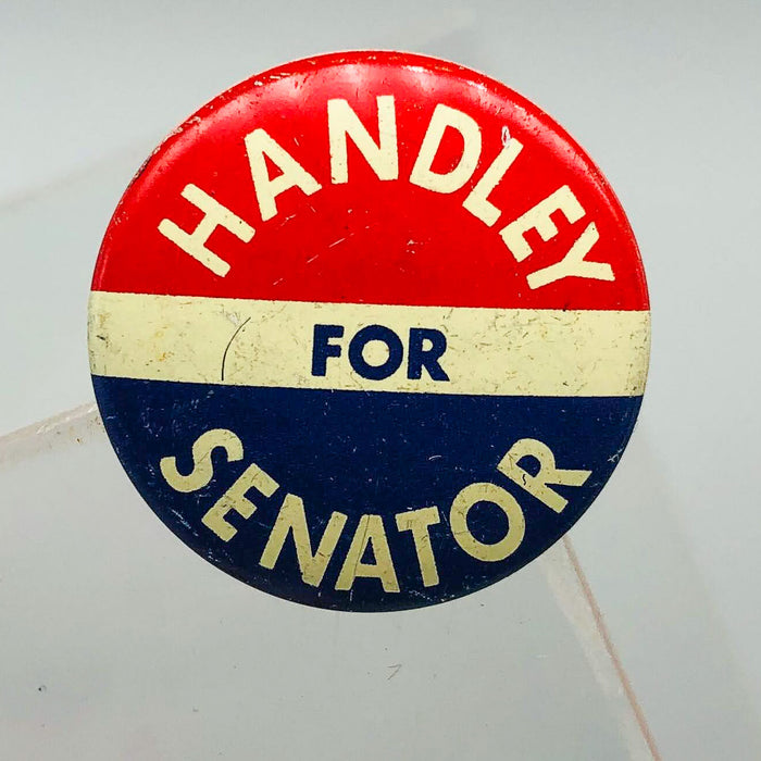 Harold Handley For Senator Button Pin .75" Indiana Political Campaign Union 17