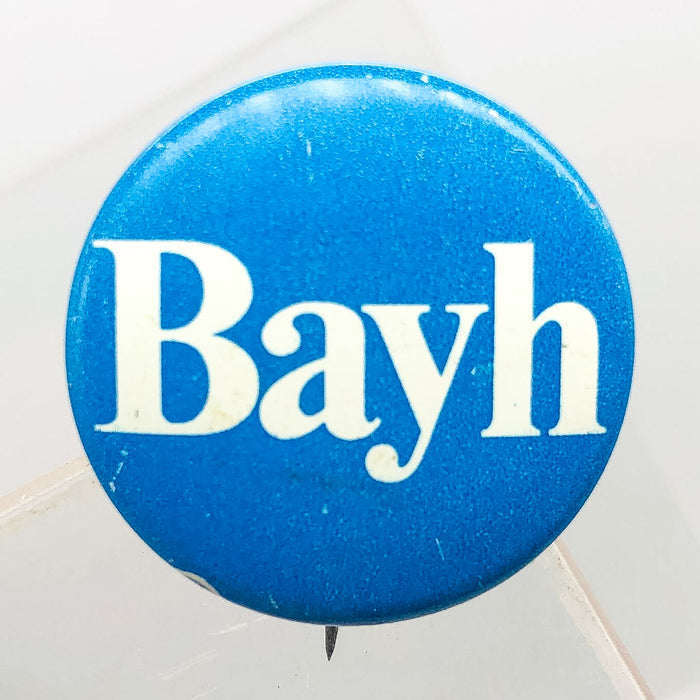 Birch Bayh Political Button Pin .75" Presidential Campaign Indiana Blue Union 2