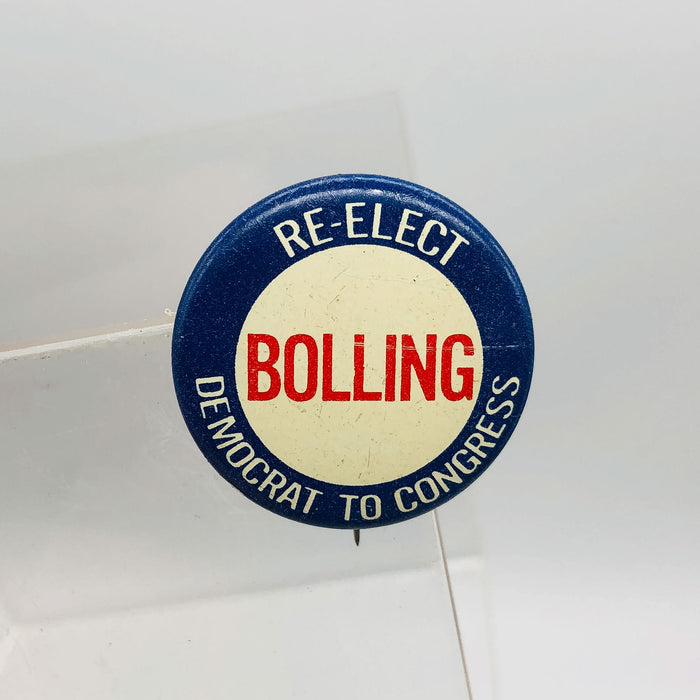 Re Elect Bolling Democrat To Congress Button Pinback 1" Missouri Congressman