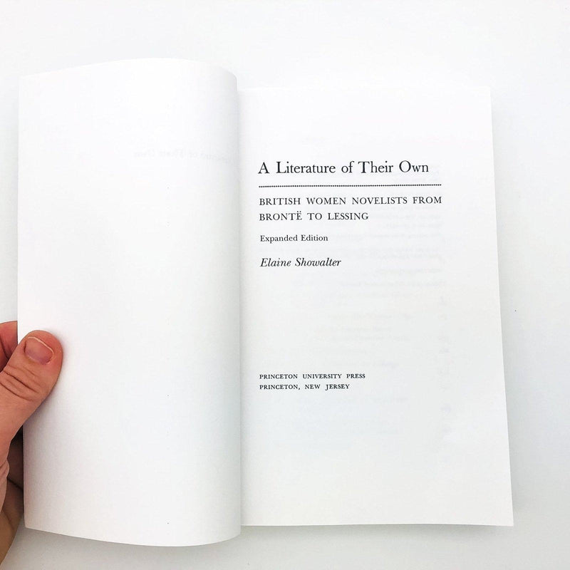 A Literature Of Their Own Paperback Elaine Showalter 1999 British Women Novelist 6