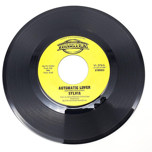 Sylvia Robinson Automatic Lover 45 RPM Single Record Vibration 1978 VI-576 1