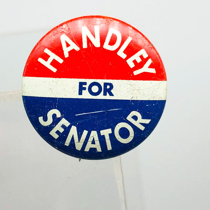 Harold Handley For Senator Button Pin .75" Indiana Political Campaign Union 15