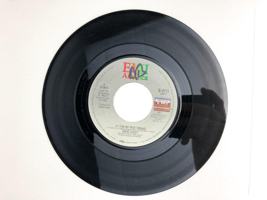 David Lasley 45 RPM 7" Single If I Had My Wish Tonight / There's Got To Be... 4