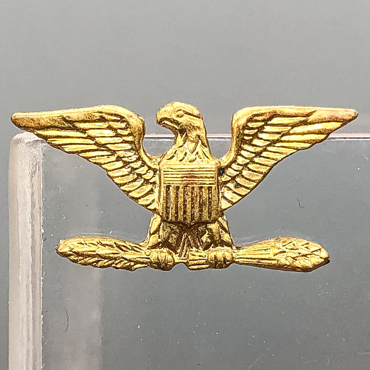 US Army Colonel Pin Pinback Eagle Rank Dress Collar Insignia Blankinto ...