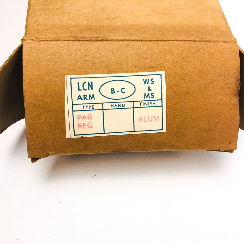 LCN Size B C Potbelly Closer Arm PAR REG NH ALUM Parallel Mount Regular Non-Hand