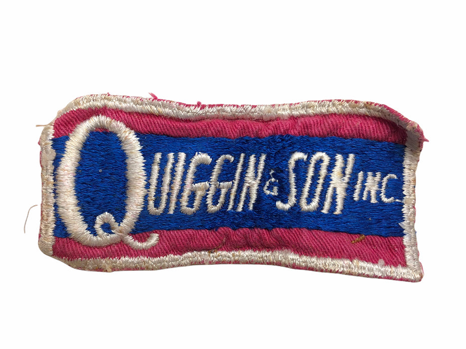 Vintage Quiggin & Son Inc Euclid OH Shirt Patch Business Repair Gas Incinerator 3