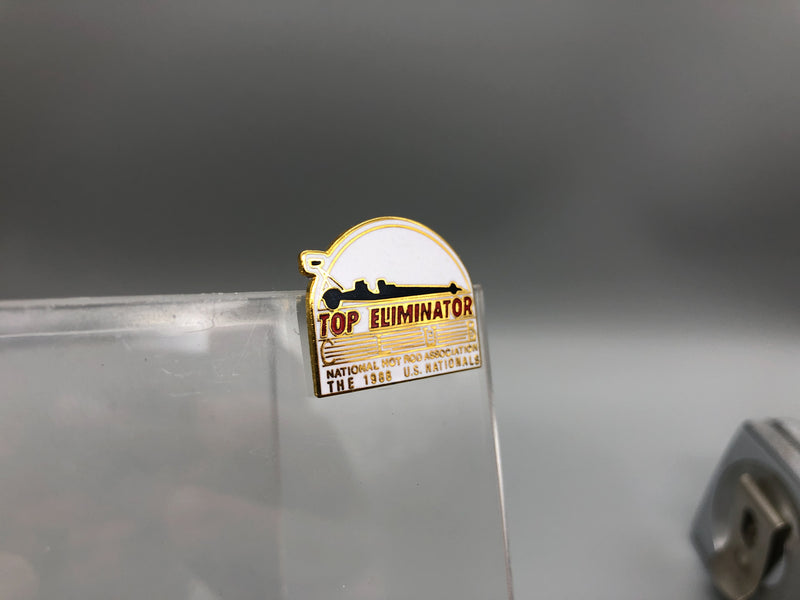 Vintage Hot Rod Association Lapel Pin 1988 Top Eliminator Club Indy Drag Racing