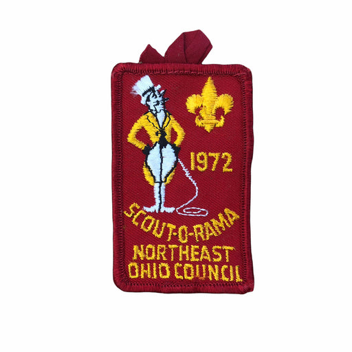 Boy Scouts of America Northeast Ohio Council Patch Scout-O-Rama 1972 Button BSA 1