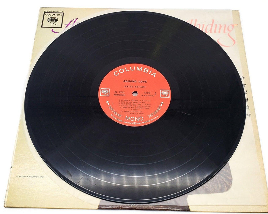 Anita Bryant Abiding Love 33 RPM LP Record Columbia 1962 CL 1767 6