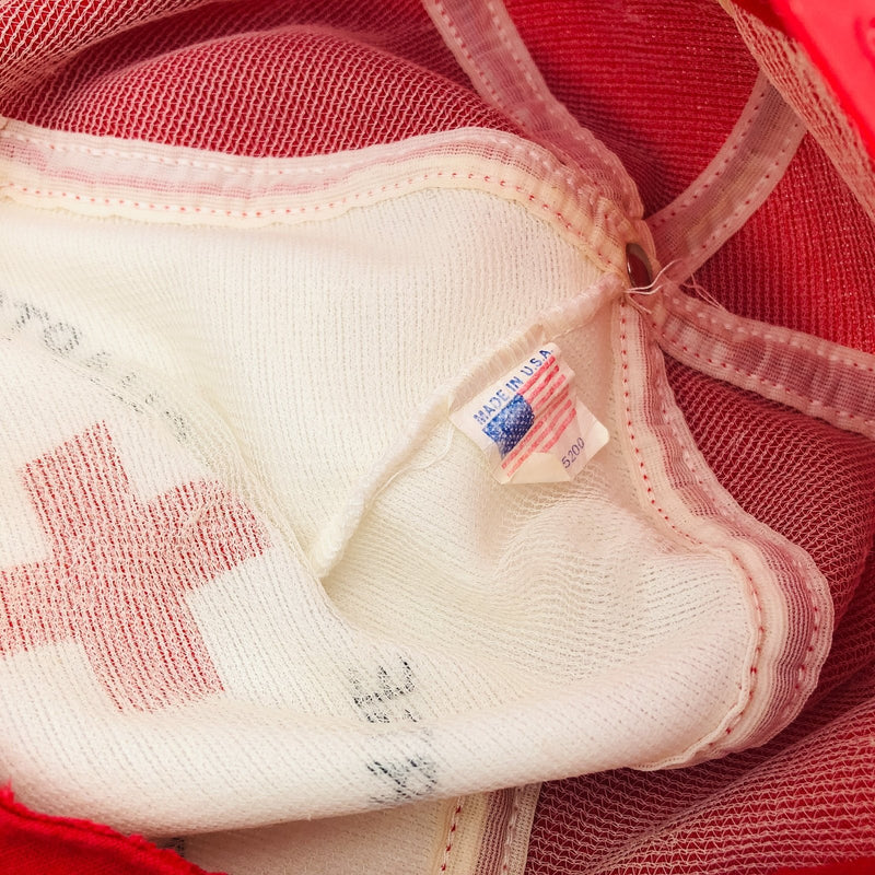 Vintage American Red Cross ARC Trucker Hat Cap Snapback Portage County Ohio 2 10
