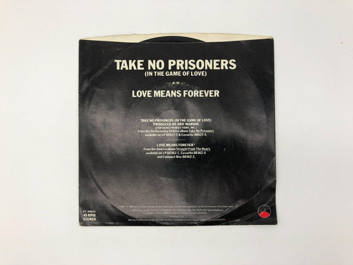 Peabo Bryson Take No Prisoners Record 45 RPM Single 7-69632 Elektra Records 1985 2