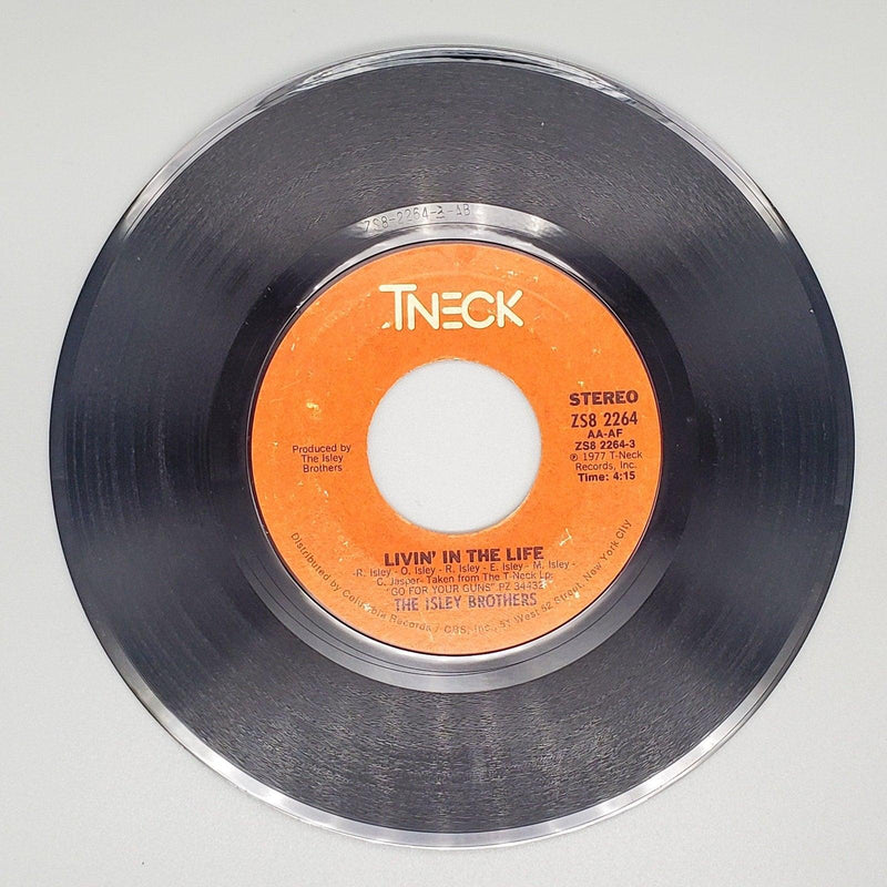 The Isley Brothers Livin' In The Life Record 45 RPM Single ZS8 2264 T-Neck 1977 1