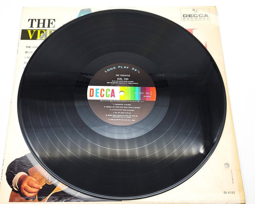 Burl Ives The Versatile Burl Ives! 33 RPM LP Record Decca 1961 DL 74152 6