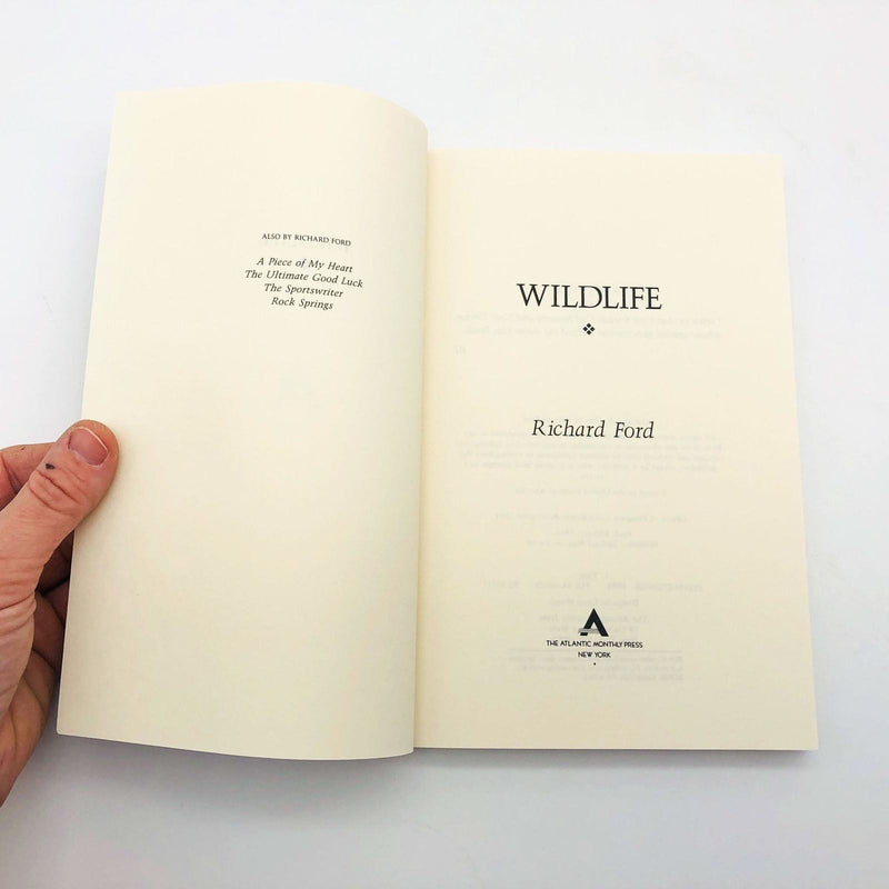 Richard Ford Book Wildlife Paperback 1990 1st Edition 1960s Teenager Divorce 6